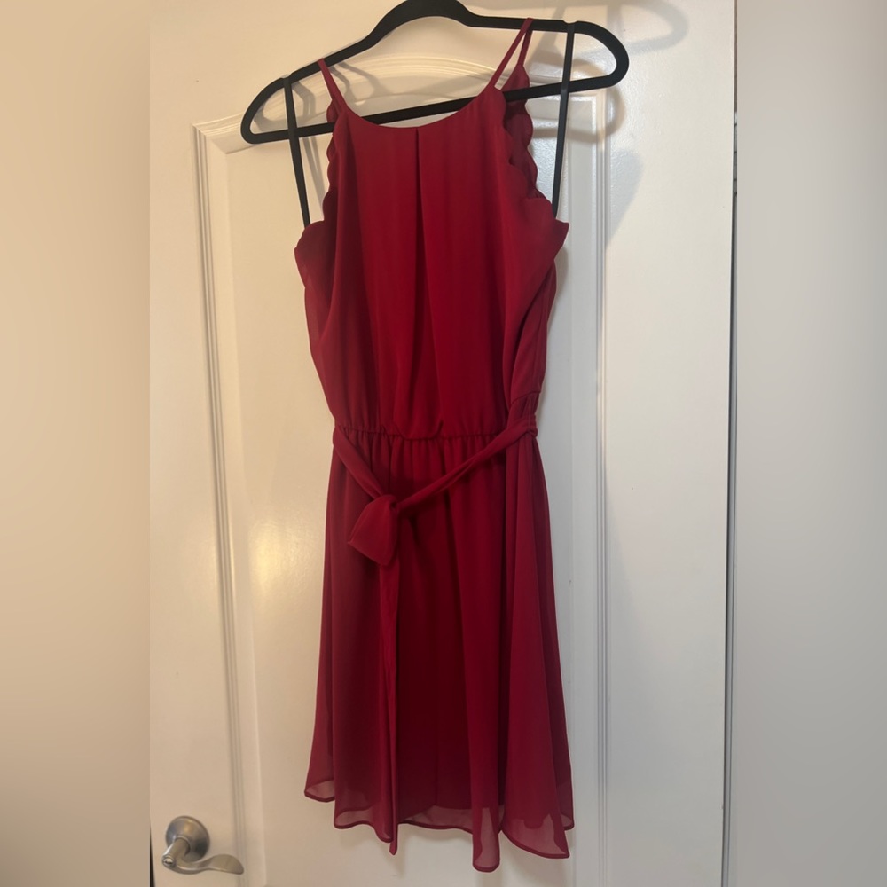 BCX dark red mini dress, small